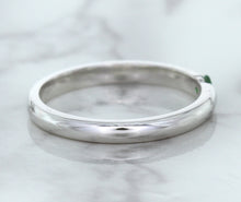 Load image into Gallery viewer, 0.10ct Round Tsavorite Ring in 18K White Gold