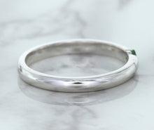 Load image into Gallery viewer, 0.10ct Round Tsavorite Ring in 18K White Gold