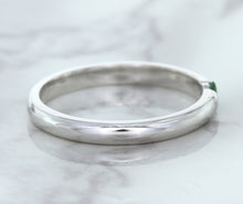 Load image into Gallery viewer, 0.10ct Round Tsavorite Ring in 18K White Gold