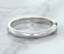 Load image into Gallery viewer, 0.10ct Round Tsavorite Ring in 18K White Gold