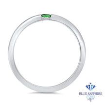 Load image into Gallery viewer, 0.10ct Round Tsavorite Ring in 18K White Gold