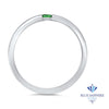 0.10ct Round Tsavorite Ring in 18K White Gold