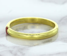 Load image into Gallery viewer, 0.10ct Round Ruby Ring in 18K Yellow Gold