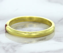 Load image into Gallery viewer, 0.10ct Round Ruby Ring in 18K Yellow Gold