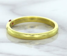 Load image into Gallery viewer, 0.10ct Round Ruby Ring in 18K Yellow Gold