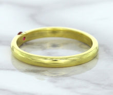 Load image into Gallery viewer, 0.10ct Round Ruby Ring in 18K Yellow Gold