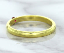 Load image into Gallery viewer, 0.10ct Round Ruby Ring in 18K Yellow Gold