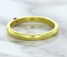 Load image into Gallery viewer, 0.10ct Round Ruby Ring in 18K Yellow Gold