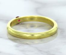 Load image into Gallery viewer, 0.10ct Round Ruby Ring in 18K Yellow Gold