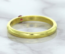 Load image into Gallery viewer, 0.10ct Round Ruby Ring in 18K Yellow Gold