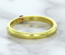 Load image into Gallery viewer, 0.10ct Round Ruby Ring in 18K Yellow Gold