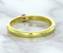Load image into Gallery viewer, 0.10ct Round Ruby Ring in 18K Yellow Gold