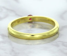 Load image into Gallery viewer, 0.10ct Round Ruby Ring in 18K Yellow Gold