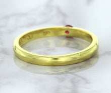 Load image into Gallery viewer, 0.10ct Round Ruby Ring in 18K Yellow Gold