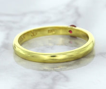 Load image into Gallery viewer, 0.10ct Round Ruby Ring in 18K Yellow Gold