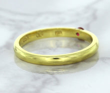 Load image into Gallery viewer, 0.10ct Round Ruby Ring in 18K Yellow Gold