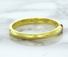 Load image into Gallery viewer, 0.10ct Round Ruby Ring in 18K Yellow Gold