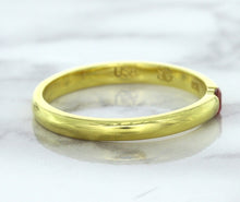 Load image into Gallery viewer, 0.10ct Round Ruby Ring in 18K Yellow Gold