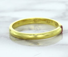 Load image into Gallery viewer, 0.10ct Round Ruby Ring in 18K Yellow Gold