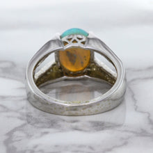 Load image into Gallery viewer, 1.65ct Oval Opal Ring with Diamond Accents in 14K White Gold