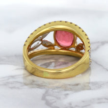 Load image into Gallery viewer, 2.31ct Oval Spinel Ring with Diamond Accents in 18K Rose Gold