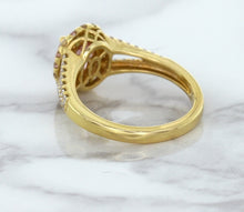 Load image into Gallery viewer, 1.91ct Oval Pink Sapphire Ring with Diamond Halo in 18K Rose Gold