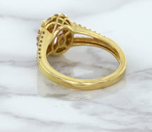 Load image into Gallery viewer, 1.91ct Oval Pink Sapphire Ring with Diamond Halo in 18K Rose Gold