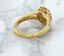 Load image into Gallery viewer, 1.91ct Oval Pink Sapphire Ring with Diamond Halo in 18K Rose Gold