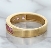 Load image into Gallery viewer, 1.23ctw Round Pink Sapphire Ring in 18K Rose Gold