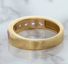 Load image into Gallery viewer, 1.23ctw Round Pink Sapphire Ring in 18K Rose Gold