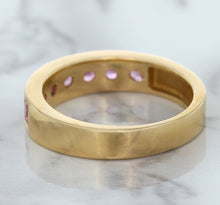 Load image into Gallery viewer, 1.23ctw Round Pink Sapphire Ring in 18K Rose Gold