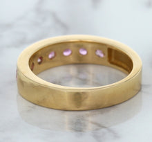 Load image into Gallery viewer, 1.23ctw Round Pink Sapphire Ring in 18K Rose Gold