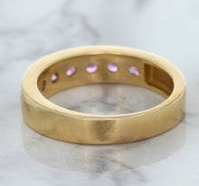 Load image into Gallery viewer, 1.23ctw Round Pink Sapphire Ring in 18K Rose Gold
