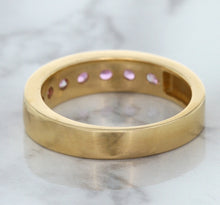 Load image into Gallery viewer, 1.23ctw Round Pink Sapphire Ring in 18K Rose Gold