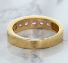 Load image into Gallery viewer, 1.23ctw Round Pink Sapphire Ring in 18K Rose Gold