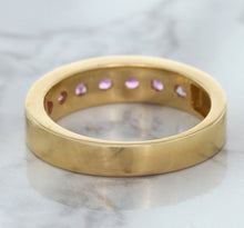 Load image into Gallery viewer, 1.23ctw Round Pink Sapphire Ring in 18K Rose Gold