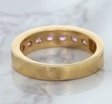 Load image into Gallery viewer, 1.23ctw Round Pink Sapphire Ring in 18K Rose Gold
