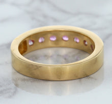 Load image into Gallery viewer, 1.23ctw Round Pink Sapphire Ring in 18K Rose Gold