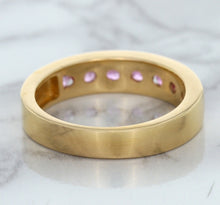 Load image into Gallery viewer, 1.23ctw Round Pink Sapphire Ring in 18K Rose Gold