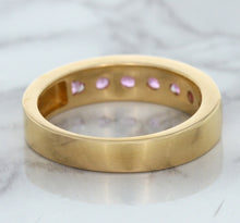 Load image into Gallery viewer, 1.23ctw Round Pink Sapphire Ring in 18K Rose Gold