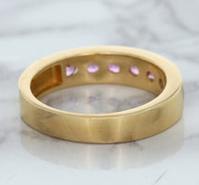 Load image into Gallery viewer, 1.23ctw Round Pink Sapphire Ring in 18K Rose Gold