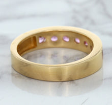 Load image into Gallery viewer, 1.23ctw Round Pink Sapphire Ring in 18K Rose Gold
