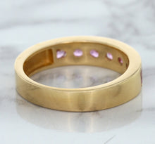 Load image into Gallery viewer, 1.23ctw Round Pink Sapphire Ring in 18K Rose Gold