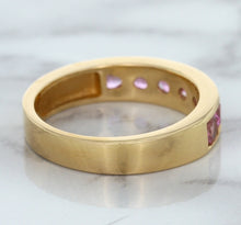Load image into Gallery viewer, 1.23ctw Round Pink Sapphire Ring in 18K Rose Gold