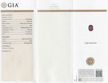 Load image into Gallery viewer, 2.68ct Oval Ruby Ring with Double Diamond Halo in 18K White Gold