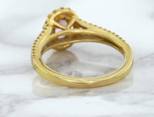 Load image into Gallery viewer, 1.27ct Oval Pink Sapphire Ring with Diamond Halo in 18K Rose Gold
