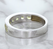Load image into Gallery viewer, 1.18ctw Round Yellow Sapphire Ring in 18K White Gold