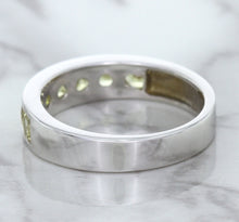 Load image into Gallery viewer, 1.18ctw Round Yellow Sapphire Ring in 18K White Gold