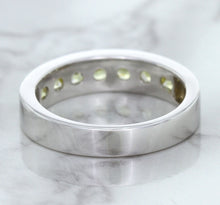 Load image into Gallery viewer, 1.18ctw Round Yellow Sapphire Ring in 18K White Gold