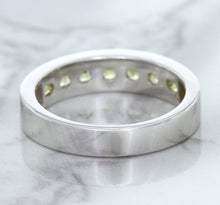 Load image into Gallery viewer, 1.18ctw Round Yellow Sapphire Ring in 18K White Gold